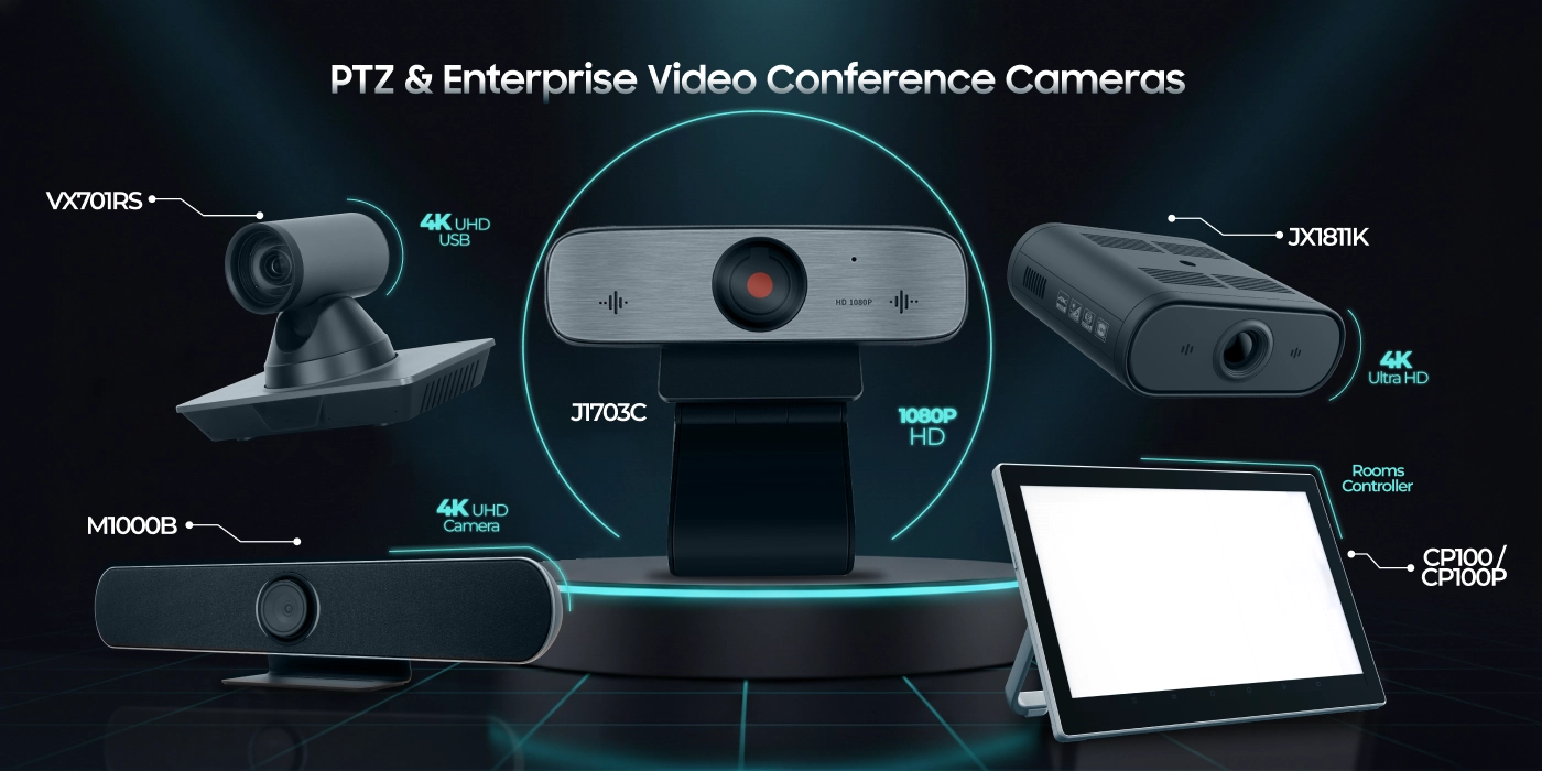 Range of HD and 4K video conferencing cameras designed for corporate boardrooms, education, and telemedicine environments Chennai,Tamil Nadu